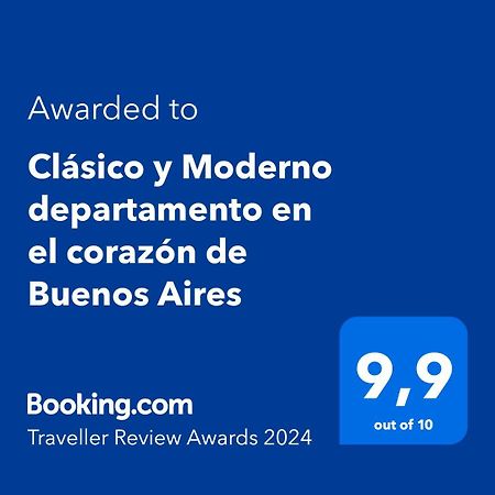 Clasico Y Moderno Departamento En El Corazon De Buenos Aires Apartment Bagian luar foto